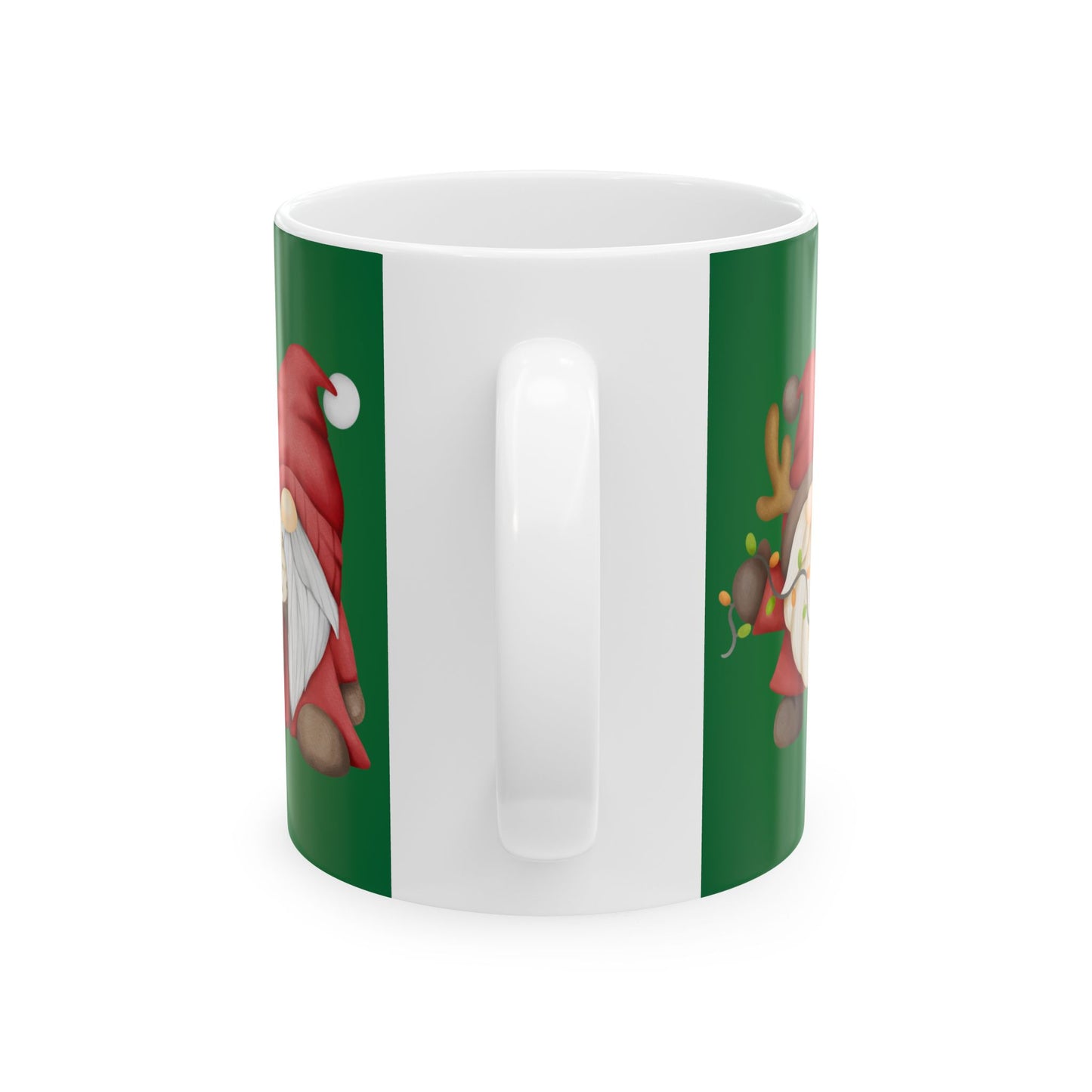 We Wish You a Merry Christmas Gnome Mug  11 oz