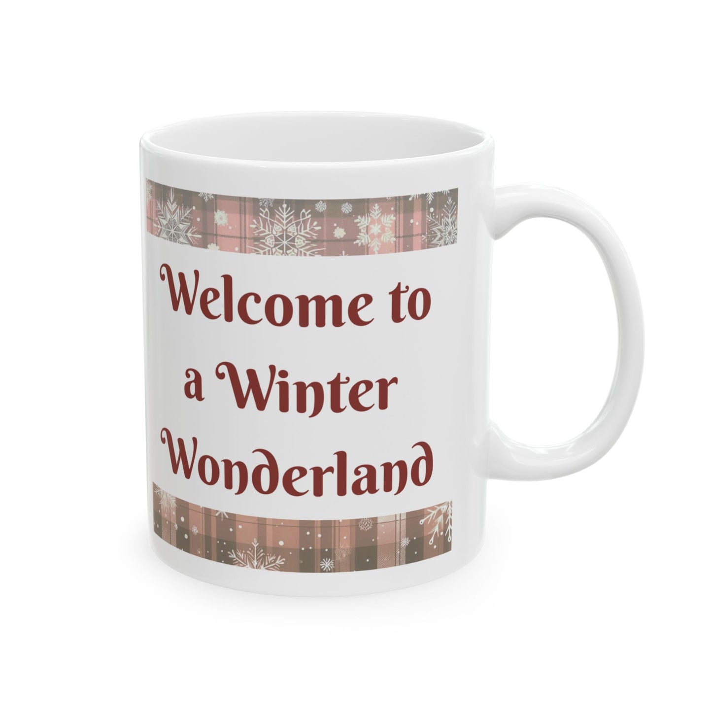 Winter Wonderland Mouse Christmas Mug - Cozy Holiday Coffee Cup