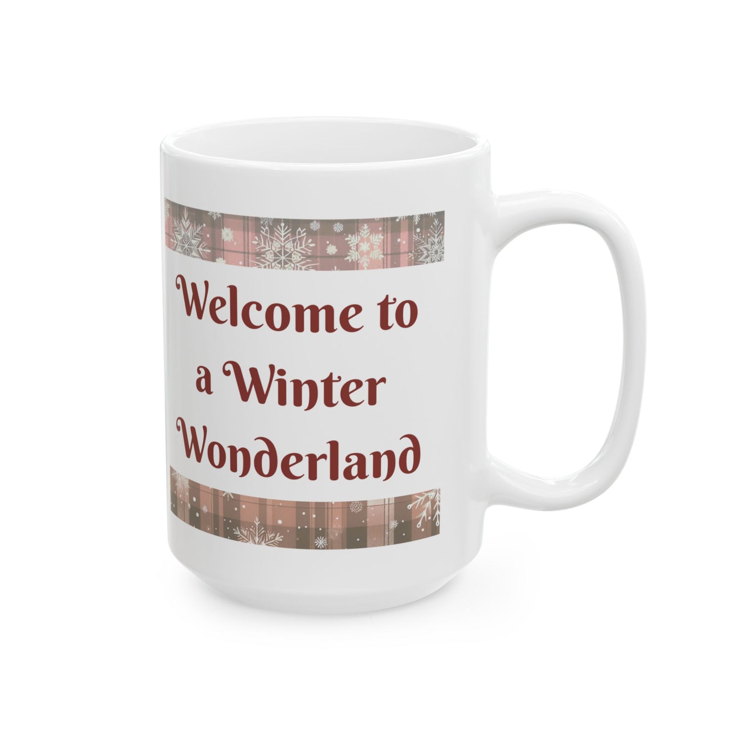 Winter Wonderland Mouse Christmas Mug - Cozy Holiday Coffee Cup