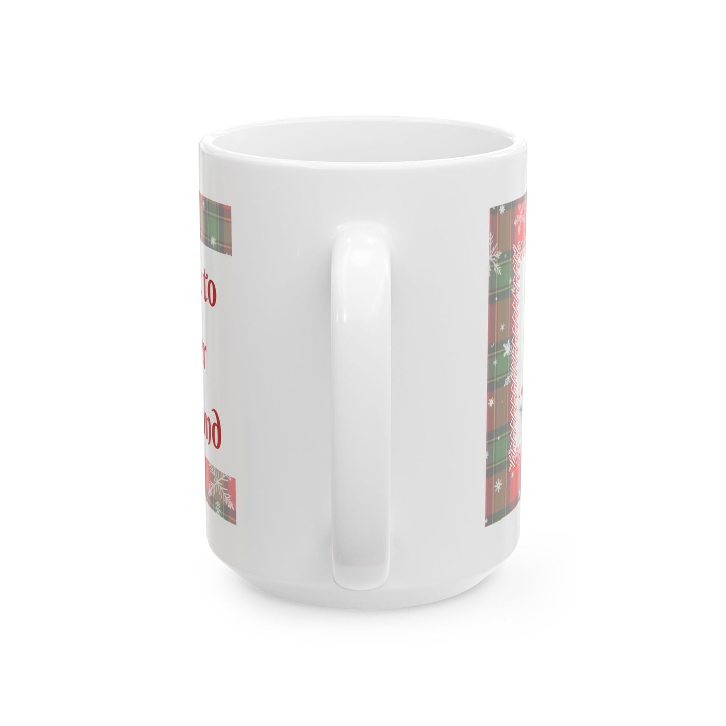 Winter Wonderland Reindeer Christmas Mug - Holiday Coffee Cup