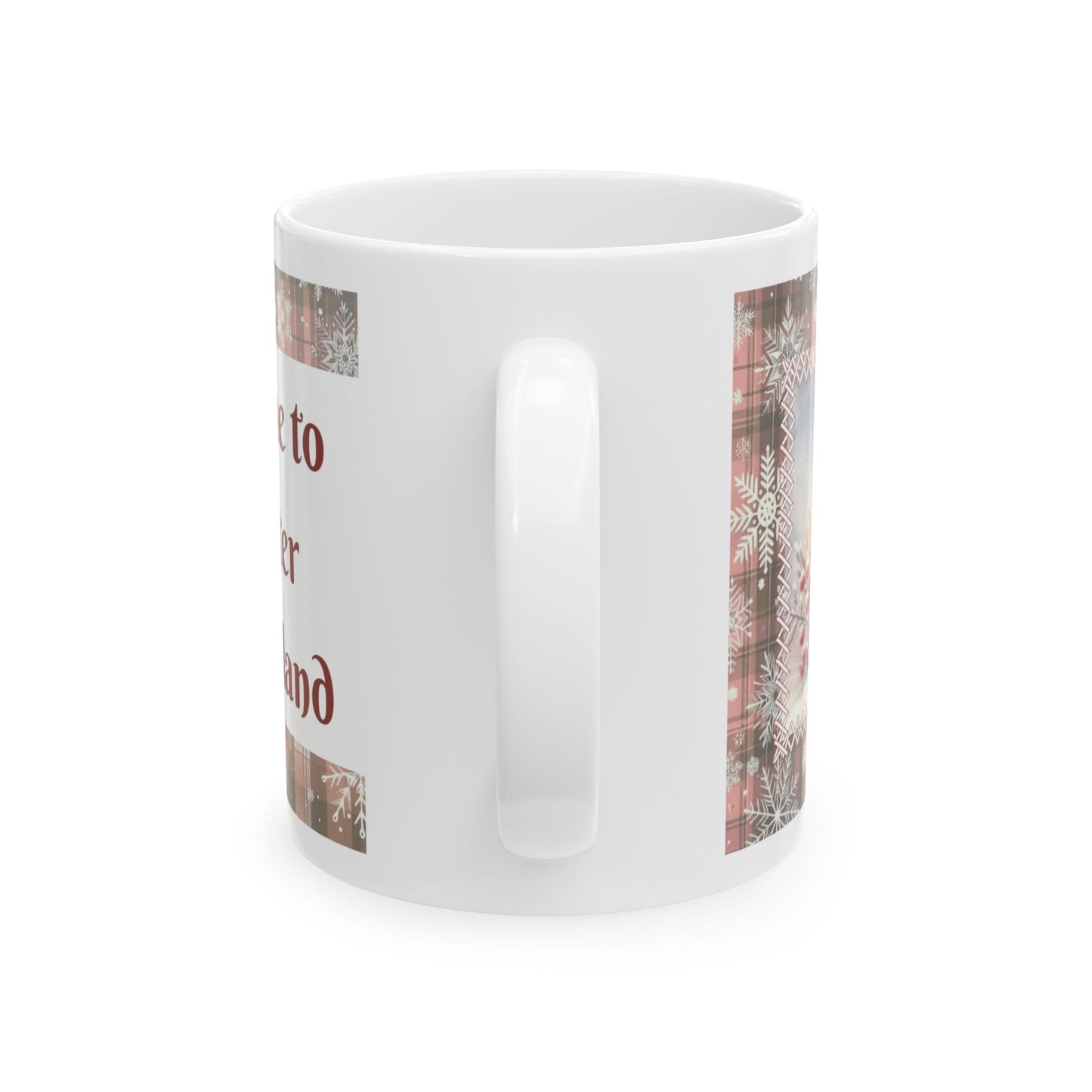 Winter Wonderland Mouse Christmas Mug - Cozy Holiday Coffee Cup