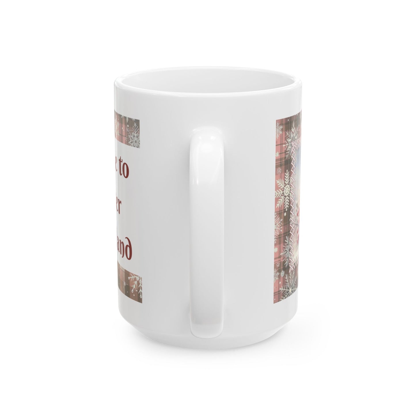 Winter Wonderland Mouse Christmas Mug - Cozy Holiday Coffee Cup