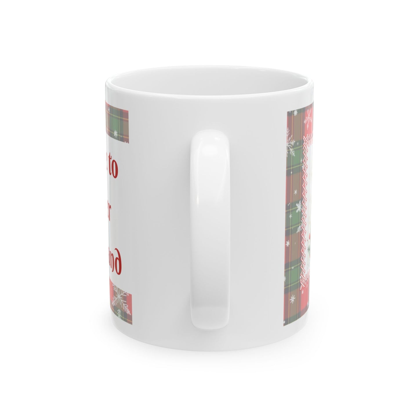 Winter Wonderland Reindeer Christmas Mug - Holiday Coffee Cup